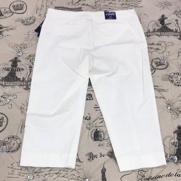 Chaps Petite Stretch Twill Capri Pants - Picture 7 of 7